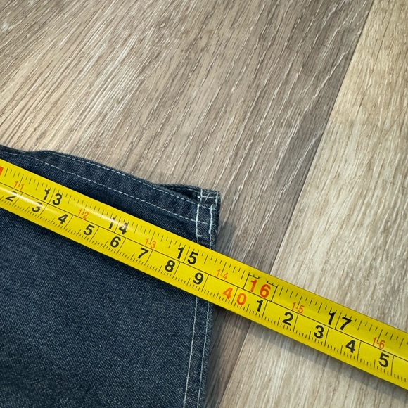 Foxcroft denim non iron, shaped fit button up 20W - Picture 11 of 15